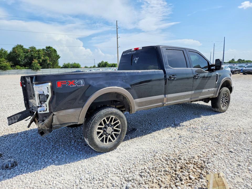 2019 Ford F350 VIN 1FT8W3BT0KEC97822 COPART salvage auction — REAR END, TX - SALVAGE VEHICLE TITLE, sold $4,100 on 2026-08-06 (photo 3)