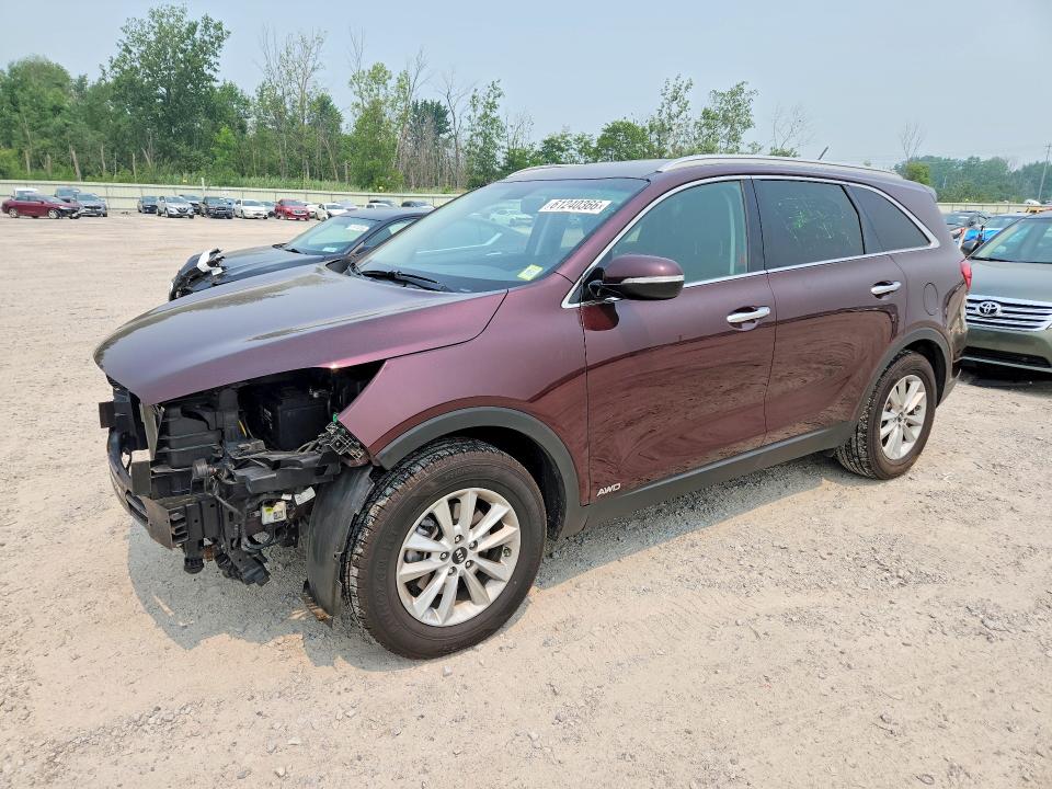 2020 Kia Sorento VIN 5XYPGDA33LG642138 COPART salvage auction — FRONT END, NY - MV-907A SALVAGE CERTIFICATE, sold $3,600 on 2026-07-27 (photo 1)