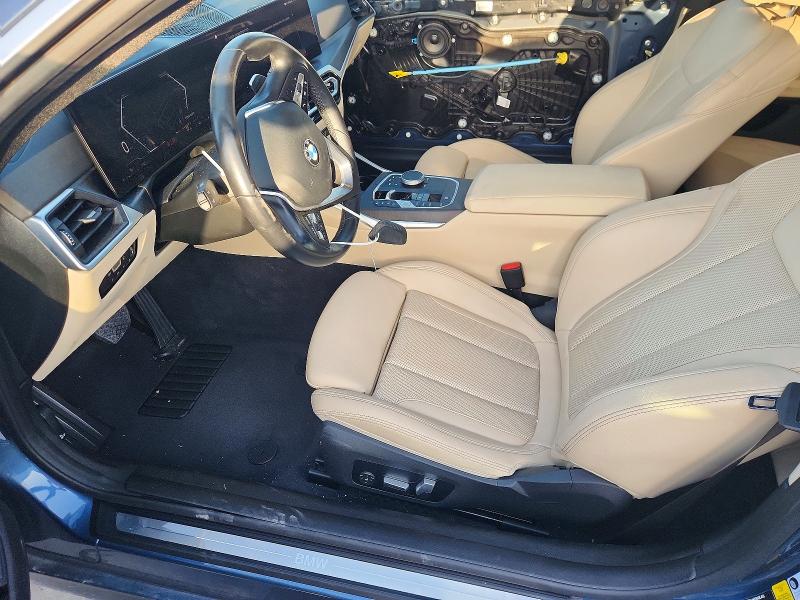 2024 BMW 4er VIN WBA53AP0XRCN07456 COPART salvage auction — SIDE, TX - SALVAGE VEHICLE TITLE (P), sold $13,900 on 2026-08-20 (photo 7)