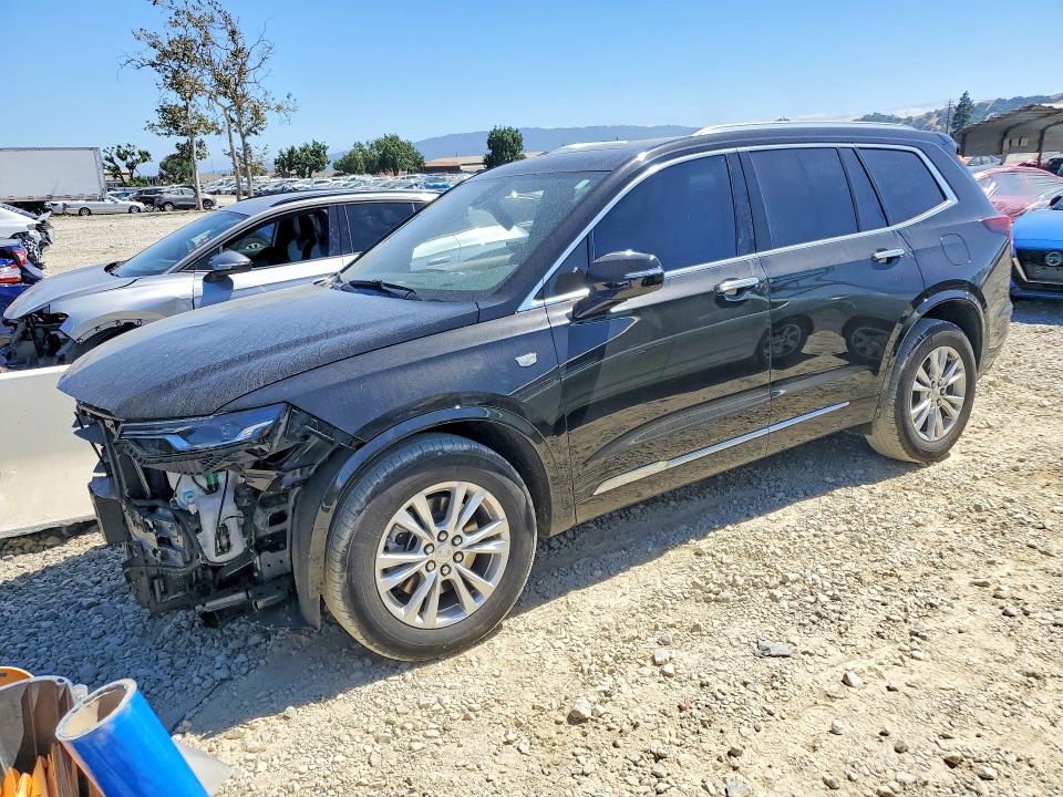 2025 Cadillac Xt6 VIN 1GYKPAR4XSZ136970 COPART salvage auction — FRONT END, Ca - Salvage Certificate, sold $4,600 on 2026-07-30 (photo 1)