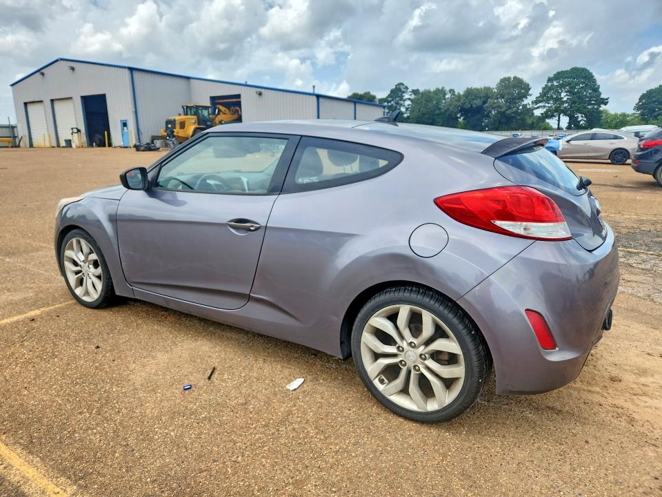 2013 Hyundai Veloster VIN KMHTC6AD1DU145504 COPART salvage auction — FRONT END, Tx - Certificate Of Title, sold $500 on 2026-07-27 (photo 2)