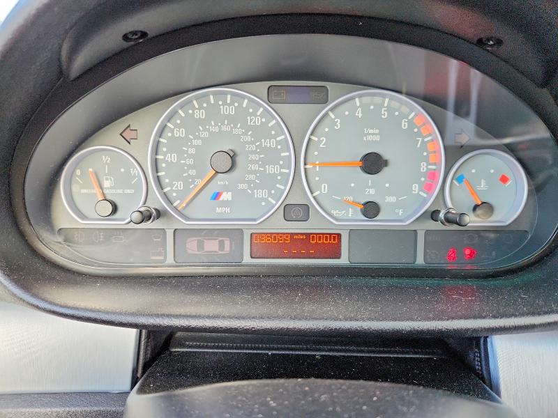 2001 BMW M3 VIN WBSBR93471EX20765 COPART salvage auction — FRONT END, Ca - Salvage Certificate, sold $8,400 on 2026-07-31 (photo 9)