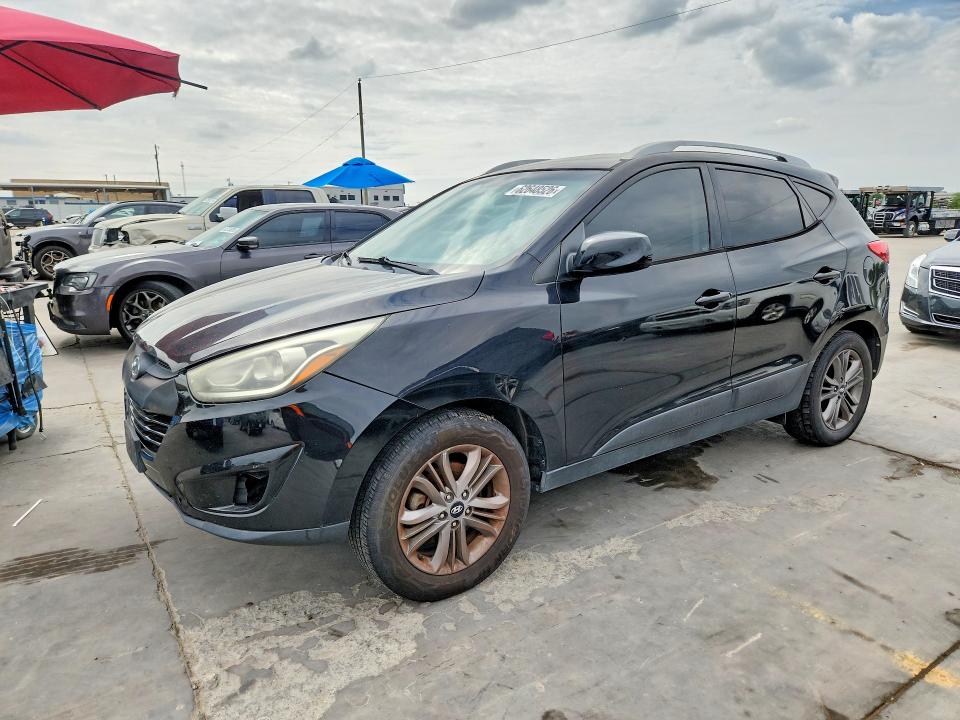 2015 Hyundai Tucson VIN KM8JU3AG9FU100343 COPART salvage auction — FRONT END, TX - CERTIFICATE OF TITLE, sold $175 on 2026-07-30 (photo 1)