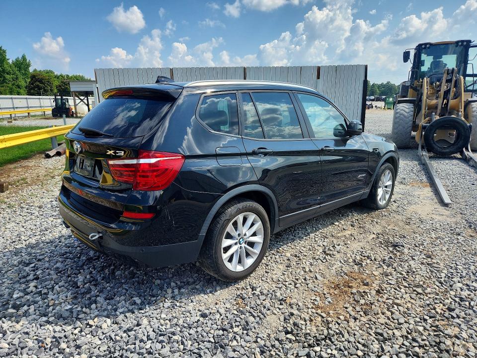 2017 BMW X3 VIN 5UXWX9C34H0T25499 COPART salvage auction — NORMAL WEAR, Ar - Certificate Of Title (P), sold $2,000 on 2026-07-28 (photo 3)