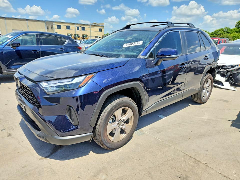 2025 Toyota Rav 4 VIN 2T3W1RFV8SW415709 COPART salvage auction — REAR END, TX - SALVAGE VEHICLE TITLE, sold $11,100 on 2026-07-18 (photo 1)