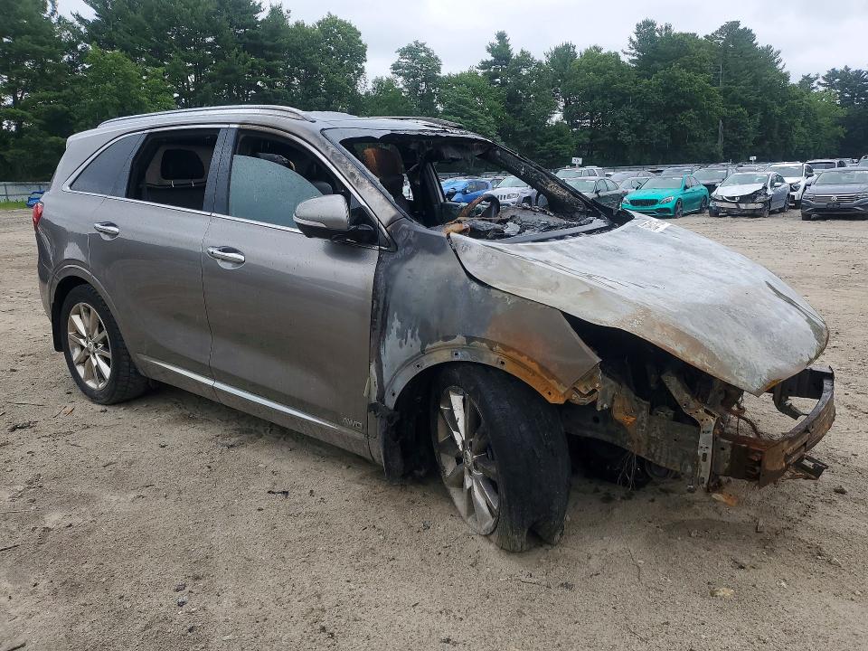 2017 Kia Sorento VIN 5XYPKDA58HG307710 COPART salvage auction — BURN, Ma - Cert Of Title-Salvage, sold $175 on 2026-07-16 (photo 4)
