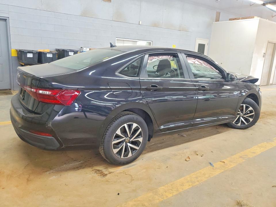 2025 Volkswagen Jetta VIN 3VW5X7BU6SM073171 COPART salvage auction — FRONT END, Fl - Certificate Of Destruction, sold $6,900 on 2026-07-21 (photo 3)