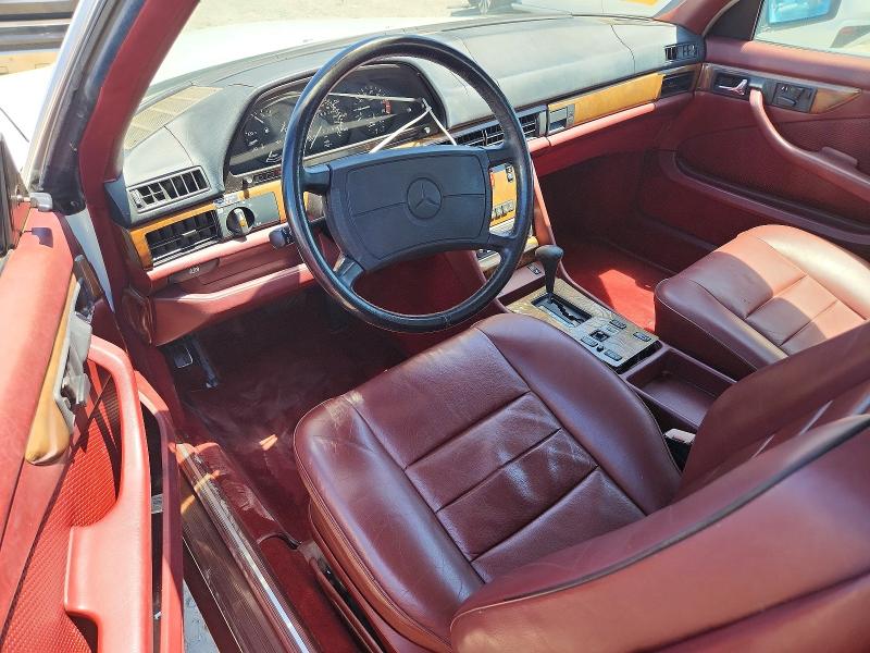 1986 Mercedes-benz 560 VIN WDBCA45D3GA248193 COPART salvage auction — MINOR DENT/SCRATCHES, CA - DIS/DLR/EXP ONLY CLEAN TITLE (P), sold $14,400 on 2026-07-17 (photo 8)