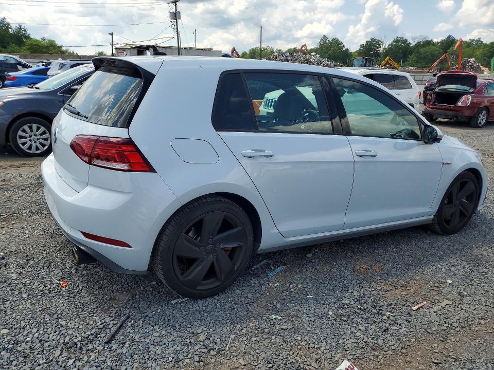 2020 Volkswagen Gti VIN 3VW6T7AUXLM010397 COPART salvage auction — MINOR DENT/SCRATCHES, Tx - Certificate Of Title, sold $9,500 on 2026-08-19 (photo 3)