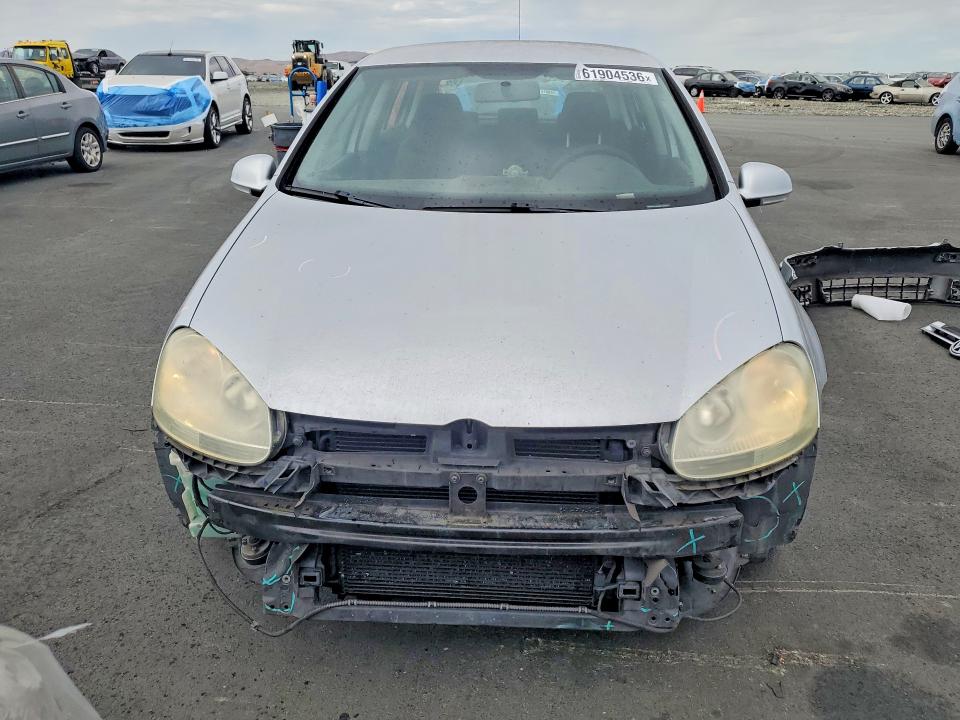 2009 Volkswagen Rabbit VIN WVWDB71K49W138591 COPART salvage auction — FRONT END, CA - SALVAGE CERTIFICATE, sold $425 on 2026-07-27 (photo 5)