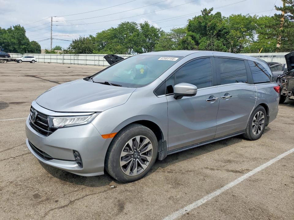 2021 Honda Odyssey VIN 5FNRL6H72MB007185 — COPART salvage auction photo