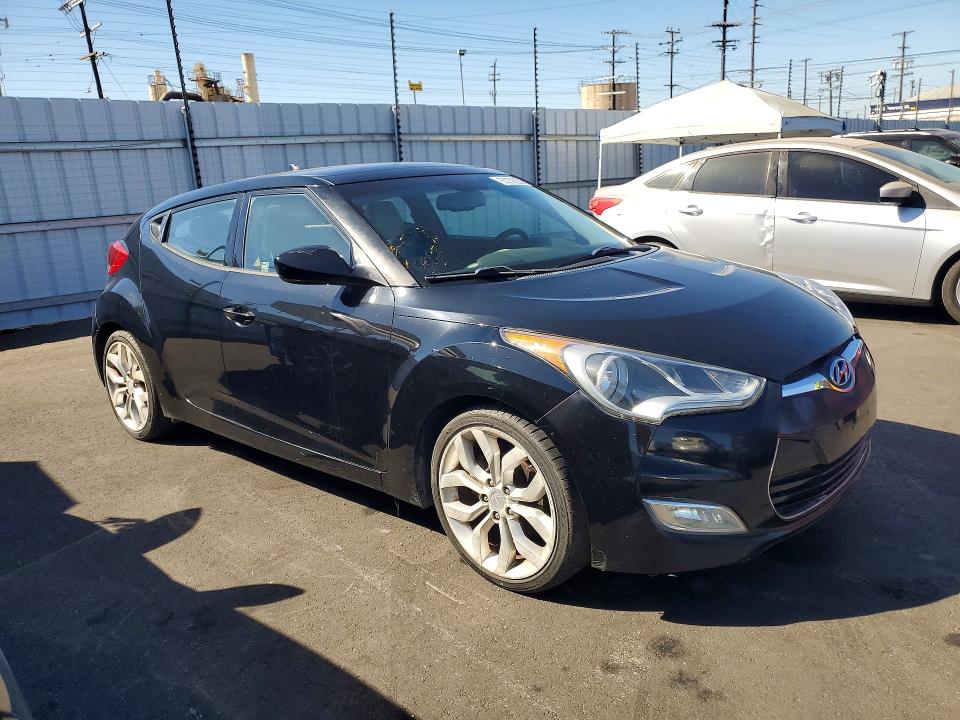 2012 Hyundai Veloster VIN KMHTC6AD3CU044222 COPART salvage auction — MINOR DENT/SCRATCHES, Ca - Cert Of Title-Lemon Law Buybac, sold $750 on 2026-07-13 (photo 4)