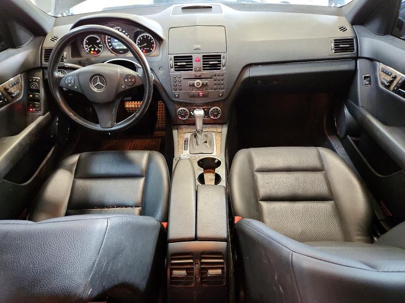 2010 Mercedes-benz C class VIN WDDGF8HB5AF508034 COPART salvage auction — FRONT END, AB - BOS - SALVAGE, sold $1,850 on 2026-08-20 (photo 8)