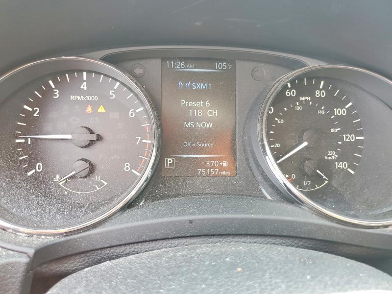 2017 Nissan Rogue VIN KNMAT2MT3HP556172 COPART salvage auction — ALL OVER, GA - CERT OF TITLE-SALVAGE, sold $1,300 on 2026-07-27 (photo 9)