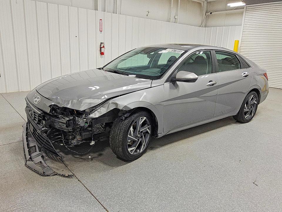 2025 Hyundai Elantra VIN KMHLS4DG8SU890521 COPART salvage auction — FRONT END, Az - Certificate Of Title, sold $225 on 2026-07-28 (photo 1)