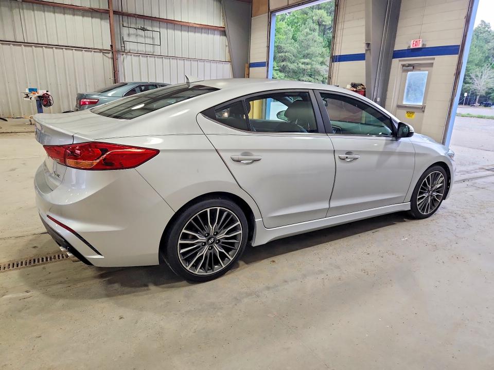 2017 Hyundai Elantra VIN KMHD04LB5HU322817 COPART salvage auction — MECHANICAL, Va - Certificate Of Title (P), sold $5,300 on 2026-07-31 (photo 3)