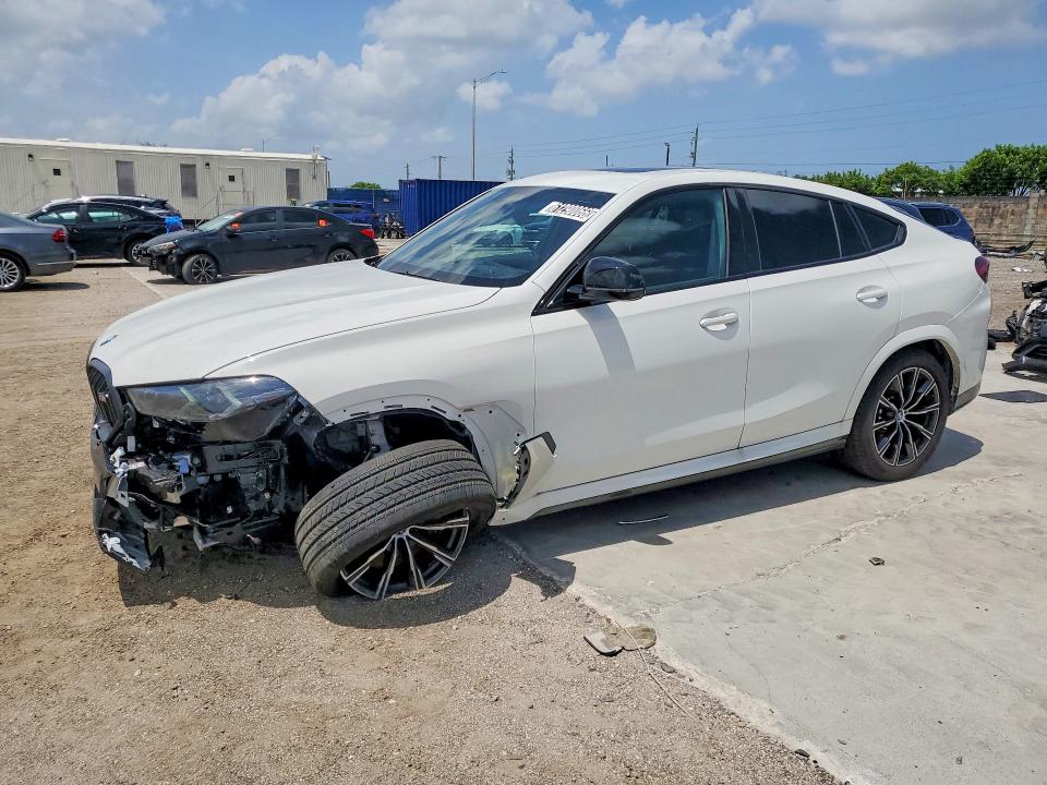 2026 BMW X6 VIN 5UX43EX06T9407220 COPART salvage auction — FRONT END, FL - CERTIFICATE OF TITLE, sold $11,400 on 2026-07-29 (photo 1)