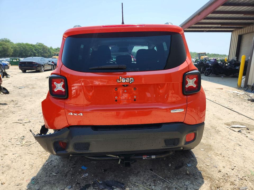 2017 Jeep Renegade VIN ZACCJBBB5HPF58341 COPART salvage auction — REAR END, De - Salvage Certificate, sold $250 on 2026-08-04 (photo 6)