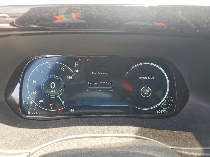 2021 Hyundai Palisade VIN KM8R54HE8MU283953 COPART salvage auction — FRONT END, Mo - Salvage Certificate Of Title, sold $100 on 2026-07-30 (photo 9)