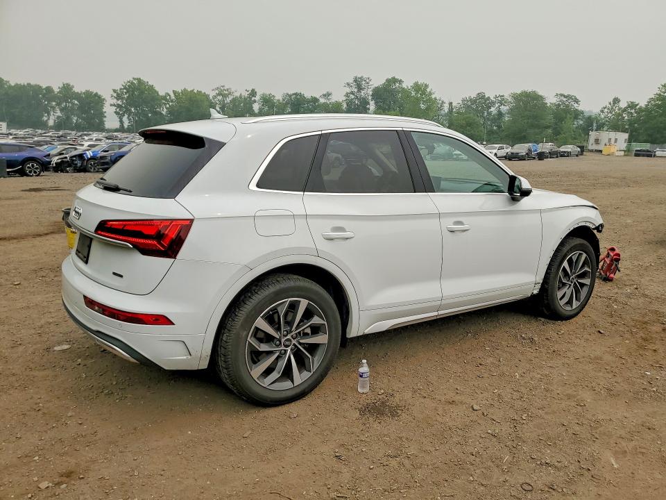 2021 Audi Q5 VIN WA1BAAFY5M2024677 COPART salvage auction — FRONT END, NY - MV-907A SALVAGE CERTIFICATE, sold $325 on 2026-07-23 (photo 3)
