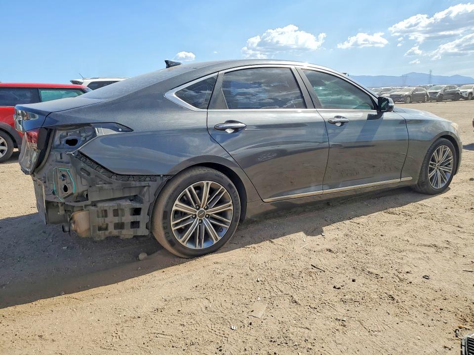 2019 Genesis G80 VIN KMTFN4JE6KU328145 COPART salvage auction — REAR END, Ca - Salvage Certificate, sold $4,600 on 2026-08-03 (photo 3)