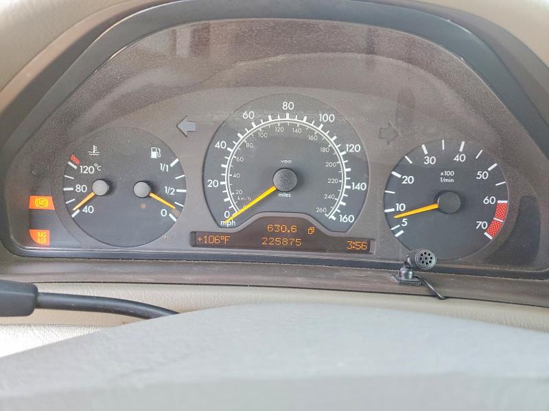 1999 Mercedes-benz Clk-class VIN WDBLK65G5XT024463 COPART salvage auction — FRONT END, CA - SALVAGE CERTIFICATE, sold $250 on 2026-07-29 (photo 9)