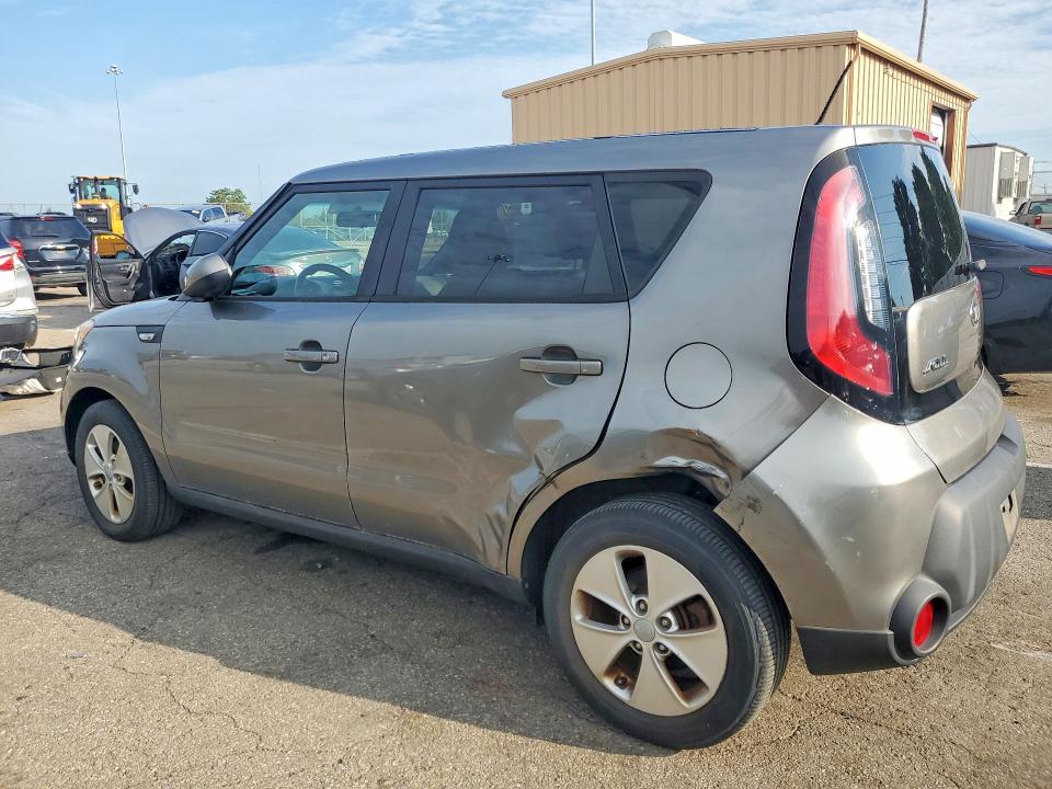 2014 Kia Soul VIN KNDJN2A20E7004629 COPART salvage auction — REAR END, Oh - Cert Of Title-Salvage, sold $500 on 2026-07-31 (photo 2)