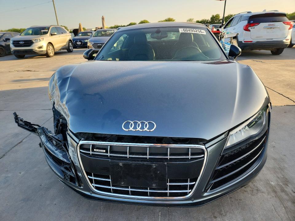 2012 Audi R8 VIN WUAGNAFG5CN001102 COPART salvage auction — FRONT END, Tx - Salvage Vehicle Title, sold $22,500 on 2026-07-27 (photo 5)