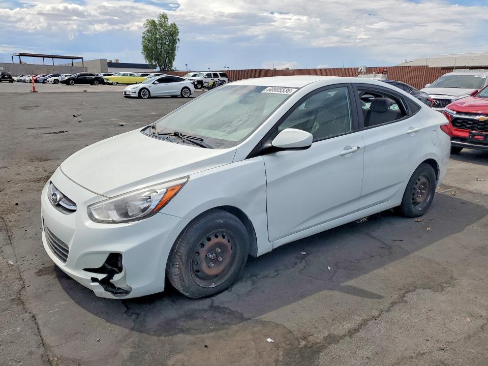 2017 Hyundai Accent VIN KMHCT4AE9HU200204 COPART salvage auction — VANDALISM, NV - CERTIFICATE OF TITLE, sold $450 on 2026-07-27 (photo 1)