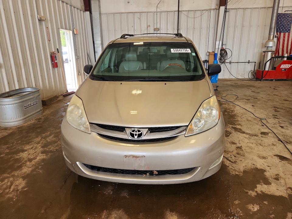 2007 Toyota Sienna VIN 5TDZK22C77S022573 COPART salvage auction — WATER/FLOOD, WI - JUNKED VEHICLE BILL OF SALE, sold $725 on 2026-07-27 (photo 5)