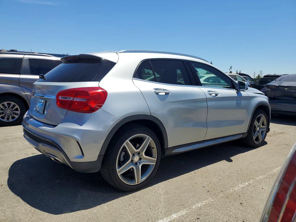 2015 Mercedes-benz Gla-klasse VIN WDCTG4GB5FJ178085 COPART salvage auction — FRONT END, Salvage Title, sold $3,800 on 2026-08-13 (photo 3)