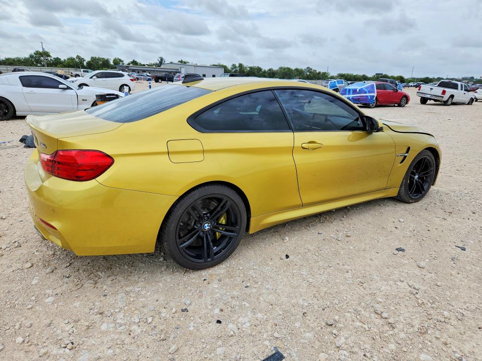 2015 BMW M4 VIN WBS3R9C59FK331552 COPART salvage auction — MINOR DENT/SCRATCHES, Tx - Cert Of Title-Rebuilt Salvage, sold $20,900 on 2026-09-29 (photo 3)