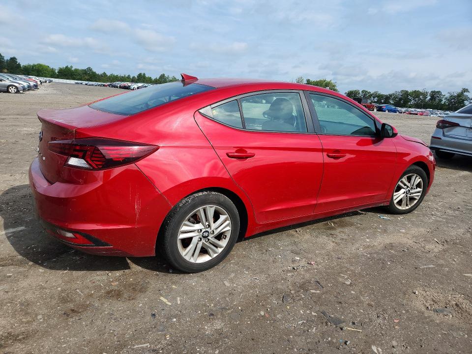 2020 Hyundai Elantra VIN KMHD84LF8LU075121 COPART salvage auction — MECHANICAL, Va - Certificate Of Title, sold $1,500 on 2026-07-29 (photo 3)
