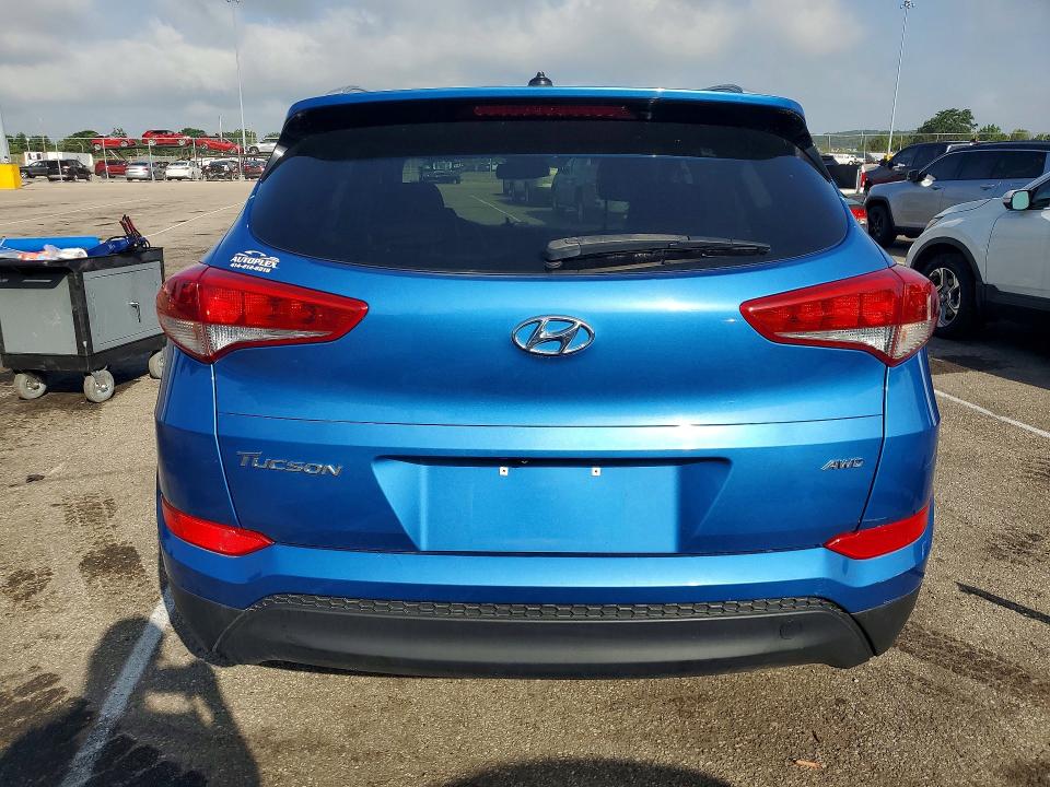 2017 Hyundai Tucson VIN KM8J3CA44HU303104 COPART salvage auction — FRONT END, Oh - Certificate Of Title, sold $1,700 on 2026-07-08 (photo 6)