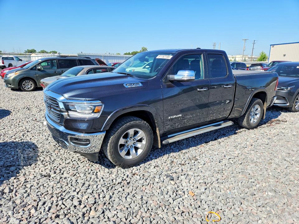 2019 Ram 1500 VIN 1C6SRFDT7KN865826 COPART salvage auction — HAIL, WI - CERTIFICATE OF TITLE, sold $15,600 on 2026-07-27 (photo 1)