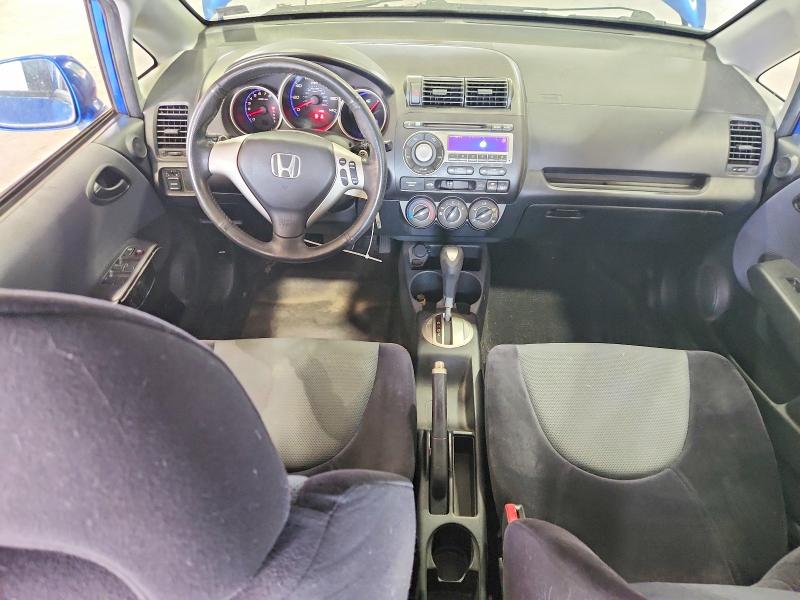 2007 Honda Fit VIN JHMGD38697S036814 COPART salvage auction — SIDE, VA - CERT OF TITLE - SALVAGE, sold $625 on 2026-07-24 (photo 8)