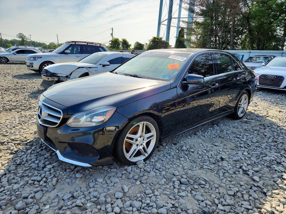 2014 Mercedes-benz E-klasse VIN WDDHF8JB5EA823501 COPART salvage auction — WATER/FLOOD, Nj - Cert Of Title-Salvage Flood, sold $1,800 on 2026-08-12 (photo 1)