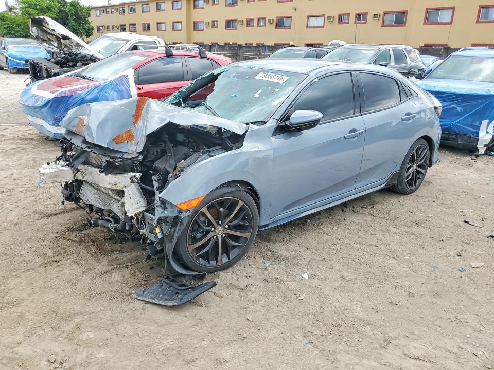 2020 Honda Civic VIN SHHFK7H45LU224888 COPART salvage auction — FRONT END, Fl - Certificate Of Destruction, sold $3,500 on 2026-07-27 (photo 1)