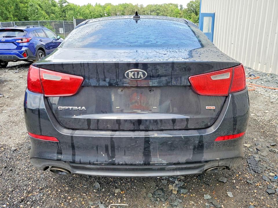 2015 Kia Optima VIN 5XXGM4A77FG441038 COPART salvage auction — FRONT END, VA - CERTIFICATE OF TITLE, sold $400 on 2026-07-27 (photo 6)