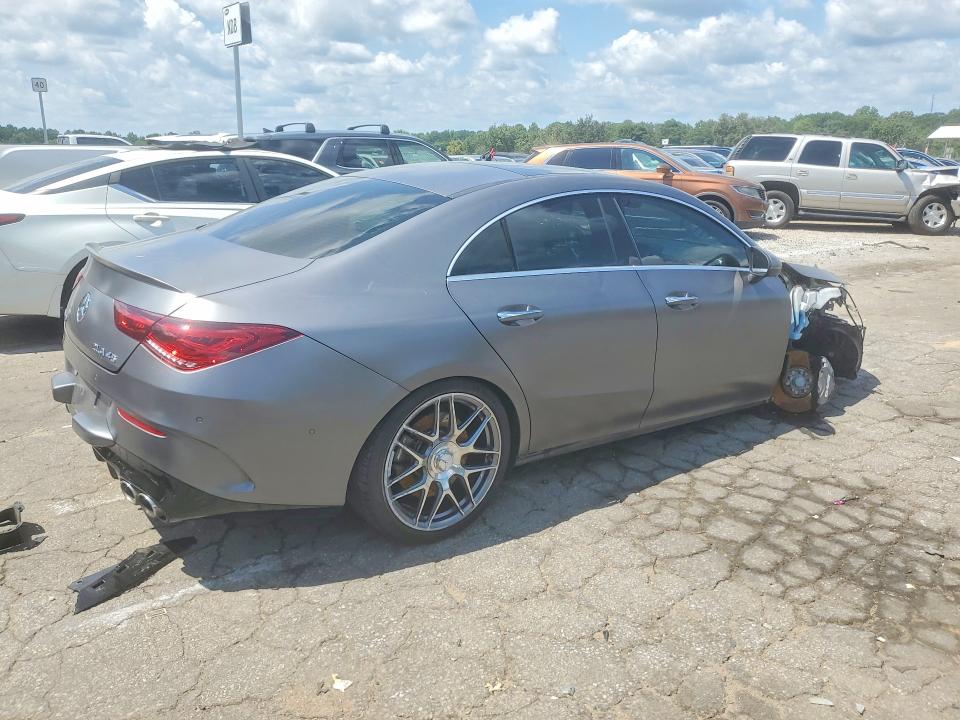 2021 Mercedes-benz Cla-klasse amg VIN W1K5J5DB6MN170082 COPART salvage auction — FRONT END, Ga - Cert Of Title-Salvage, sold $17,800 on 2026-07-14 (photo 3)
