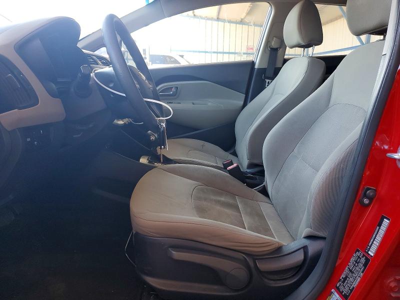 2015 Kia Rio VIN KNADM4A39F6505091 COPART salvage auction — FRONT END, Co - Salvage Title, sold $1,100 on 2026-07-27 (photo 7)