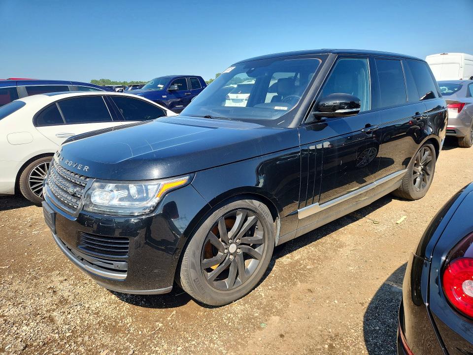 2016 Land rover RANGE ROVER VIN SALGR2KF9GA265806 COPART salvage auction — MECHANICAL, Il - Certificate Of Title, sold $1,250 on 2026-07-19 (photo 1)
