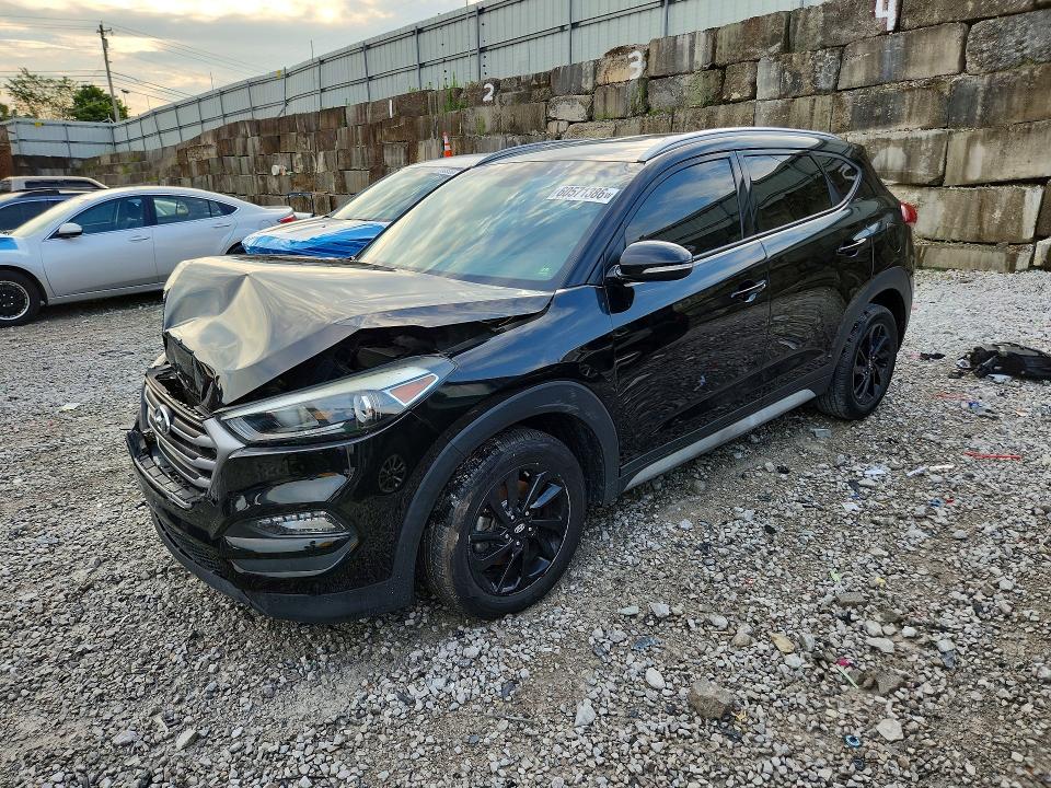 2017 Hyundai Tucson VIN KM8J33A46HU381299 COPART salvage auction — FRONT END, OH - CERTIFICATE OF TITLE, sold $750 on 2026-07-24 (photo 1)