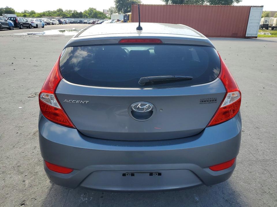 2017 Hyundai Accent VIN KMHCT5AE8HU346793 COPART salvage auction — FRONT END, Fl - Cert Of Title Slvg Rebuildable, sold $800 on 2026-07-30 (photo 6)