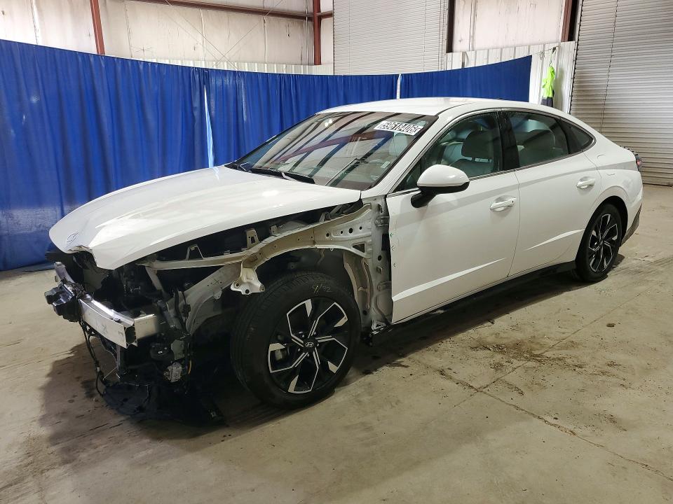 2025 Hyundai Sonata VIN KMHL64JA1SA489382 COPART salvage auction — FRONT END, FL - CERT OF TITLE SLVG REBUILDABLE, sold $8,700 on 2026-07-20 (photo 1)