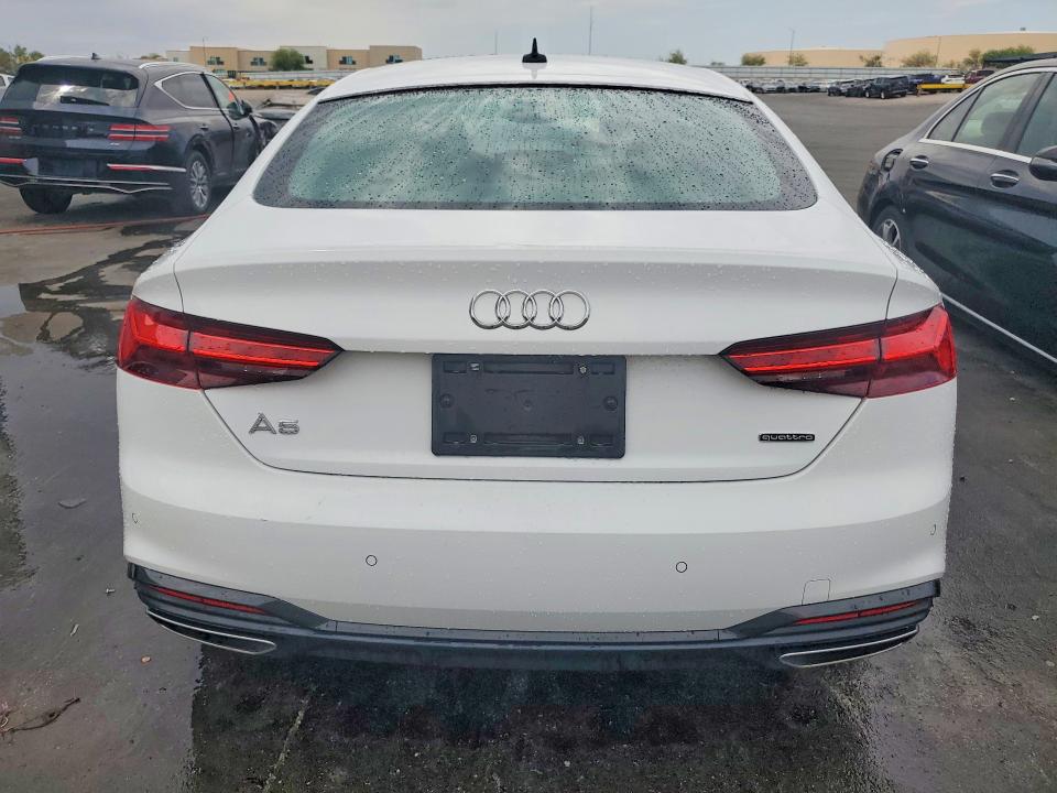2025 Audi A5 VIN WAUDACF55SA006423 COPART salvage auction — FRONT END, Ca - Certificate Of Title, sold $11,700 on 2026-07-27 (photo 6)