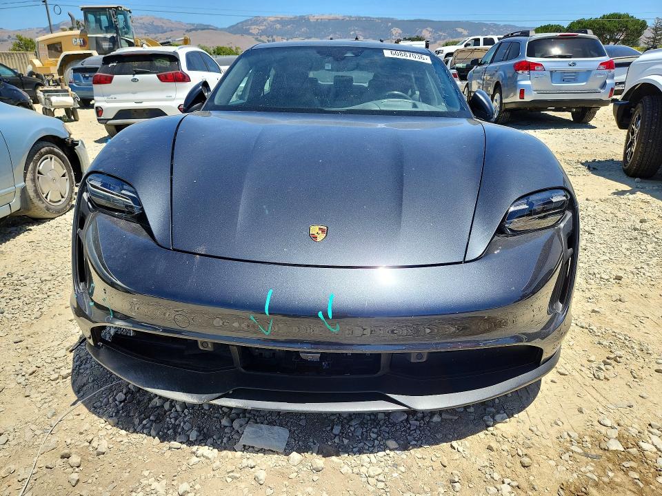 2021 Porsche Taycan VIN WP0AA2Y10MSA17971 COPART salvage auction — REAR END, Ca - Salvage Certificate, sold $15,000 on 2026-07-28 (photo 5)