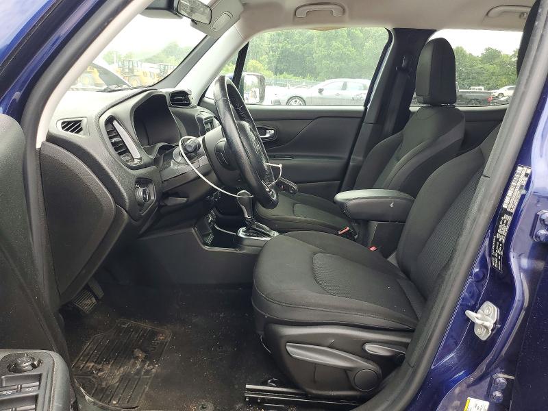 2018 Jeep Renegade VIN ZACCJABB8JPG74729 COPART salvage auction — FRONT END, Tn - Salvage Certificate, sold $175 on 2026-07-21 (photo 7)