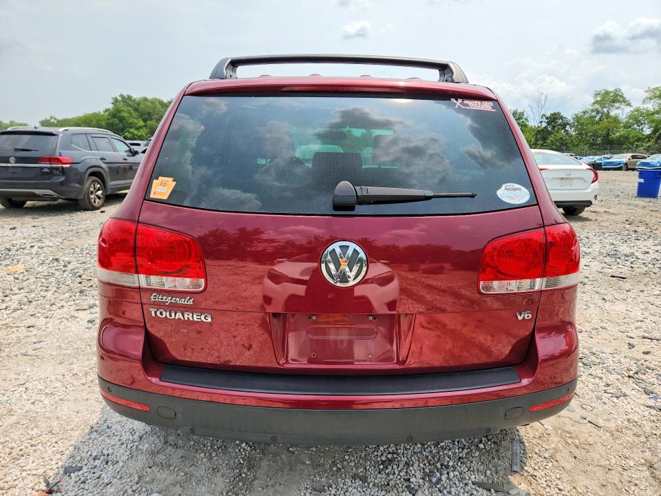 2004 Volkswagen Touareg VIN WVGBC67L04D022738 COPART salvage auction — FRONT END, Md - Cert Of Salvage < 75% Damage, sold $375 on 2026-08-13 (photo 6)