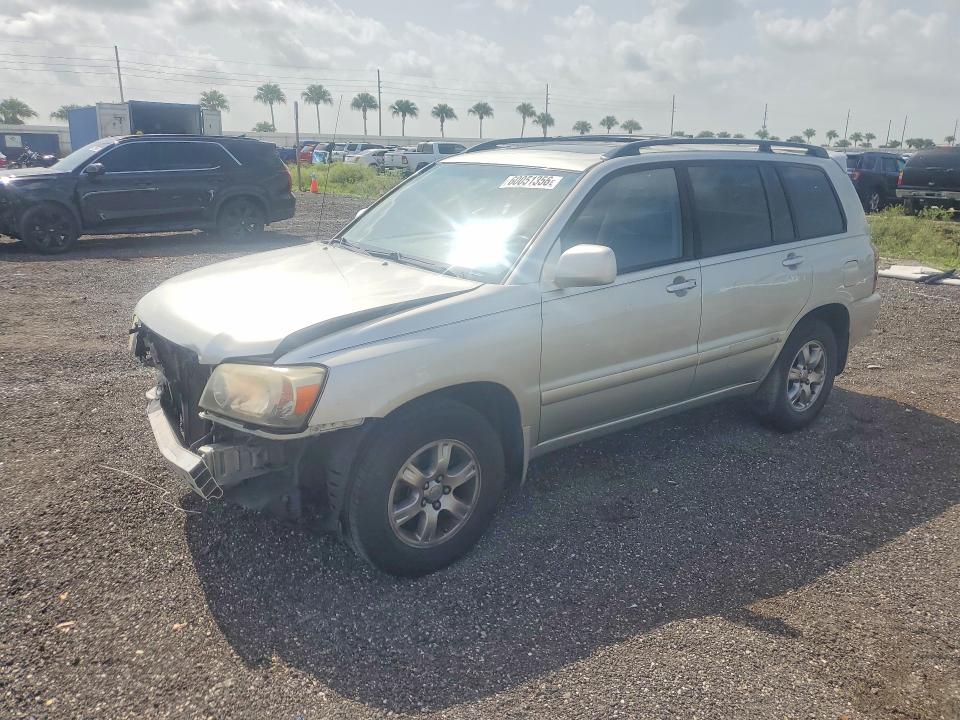 2004 Toyota Highlander VIN JTEDP21A340003914 COPART salvage auction — FRONT END, FL - CERT OF TITLE SLVG REBUILDABLE, sold $1,050 on 2026-07-20 (photo 1)
